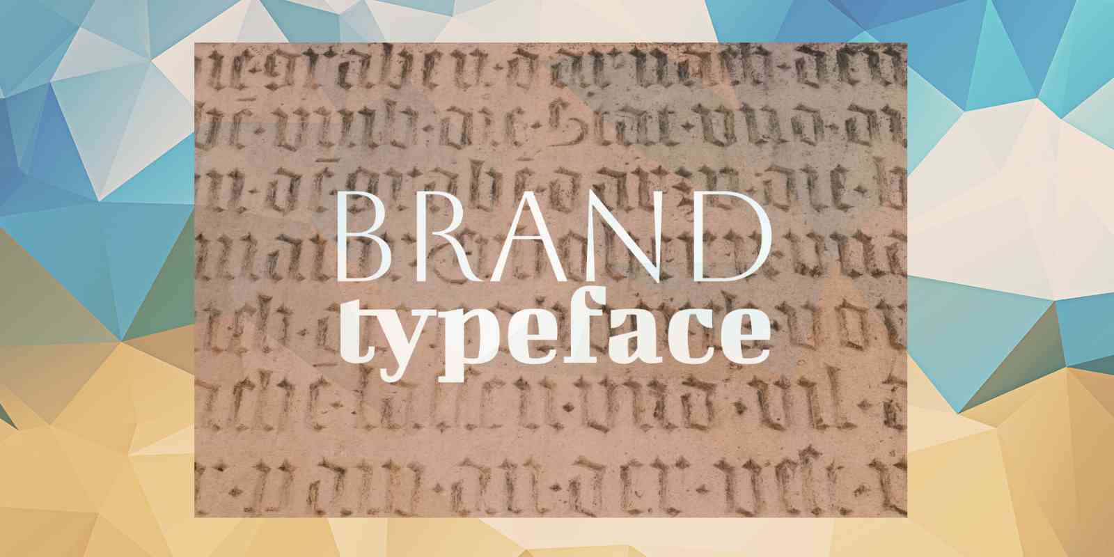 How to select brand font